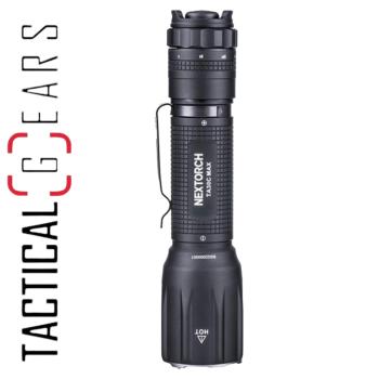 NEXTORCH TA30C MAX 3000 LUMEN TAKTISCHE LED TASCHENLAMPE MIT NANO- KERAMIK GLASBRECHER UND STROBOSKOPFUMKTION